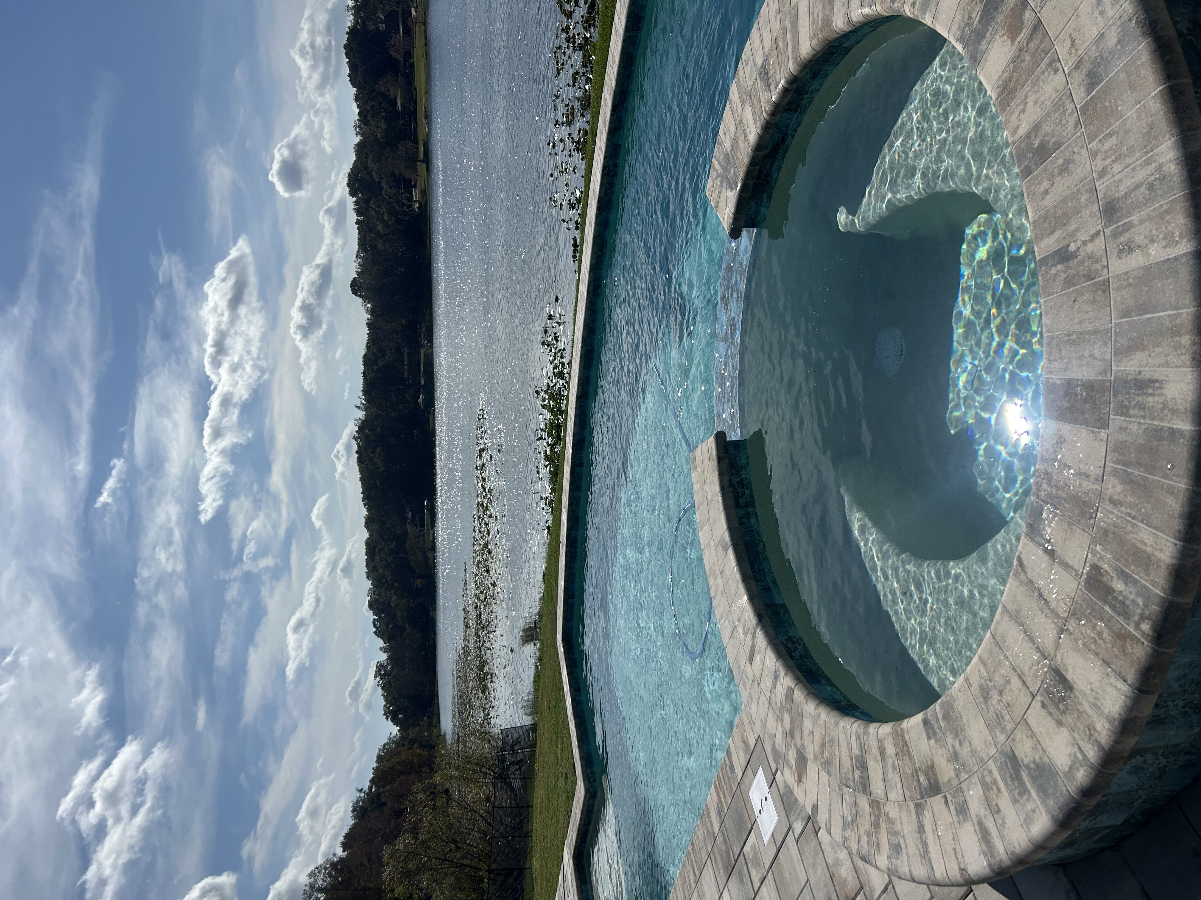 Crystal clear swimming pool in Winter Park, FL
